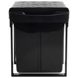 NNEVL Kitchen Cupboard Pull-out Recycled Dustbin Soft-Close 48 L