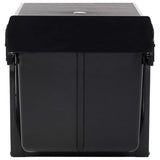 NNEVL Kitchen Cupboard Pull-out Dustbin Soft-Close 48 L