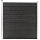 NNEVL Garden Fence WPC 180x186 cm Grey