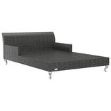 NNEVL 2-Person Garden Sun Bed with Cushions Poly Rattan Black