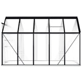 NNEVL Greenhouse with Base Frame Anthracite Aluminium 5.89 m²