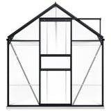 NNEVL Greenhouse with Base Frame Anthracite Aluminium 9.31 m²