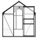 NNEVL Greenhouse with Base Frame Anthracite Aluminium 9.31 m²