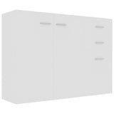 NNEVL Sideboard White 105x30x75 cm Chipboard