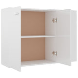 NNEVL Sideboard High Gloss White 105x30x75 cm Engineered Wood