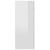 NNEVL Sideboard High Gloss White 105x30x75 cm Engineered Wood