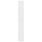 NNEVL 5-Tier Book Cabinet White 80x24x175 cm Engineered Wood
