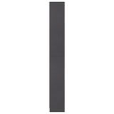NNEVL 5-Tier Book Cabinet Grey 80x24x175 cm Engineered Wood