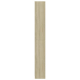 NNEVL 5-Tier Book Cabinet Sonoma Oak 80x24x175 cm Engineered Wood