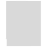 NNEVL Bedside Cabinet White 40x30x40 cm Chipboard