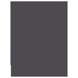 NNEVL Bedside Cabinets 2 pcs Grey 40x30x40 cm Chipboard