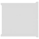 NNEVL Bedside Cabinets 2 pcs White 40x30x30 cm Chipboard