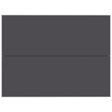 NNEVL Bedside Cabinets 2 pcs Grey 40x30x30 cm Chipboard