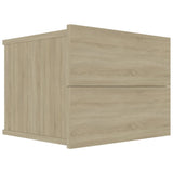 NNEVL Bedside Cabinet Sonoma Oak 40x30x30 cm Chipboard