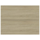 NNEVL Bedside Cabinet Sonoma Oak 40x30x30 cm Chipboard