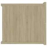 NNEVL Bedside Cabinet Sonoma Oak 40x30x30 cm Chipboard