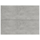 NNEVL Bedside Cabinet Concrete Grey 40x30x30 cm Chipboard