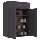 NNEVL Shoe Cabinet Grey 60x35x84 cm Engineered Wood