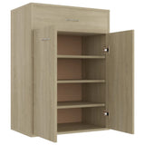 NNEVL Shoe Cabinet Sonoma Oak 60x35x84 cm Engineered Wood