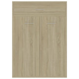 NNEVL Shoe Cabinet Sonoma Oak 60x35x84 cm Engineered Wood