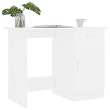 NNEVL Desk White 100x50x76 cm Chipboard