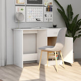 NNEVL Desk White 100x50x76 cm Chipboard