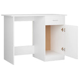 NNEVL Desk White 100x50x76 cm Chipboard