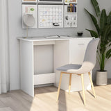 NNEVL Desk White 100x50x76 cm Chipboard