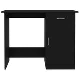 NNEVL Desk Black 100x50x76 cm Chipboard