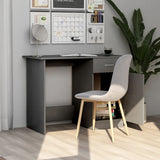 NNEVL Desk Grey 100x50x76 cm Chipboard