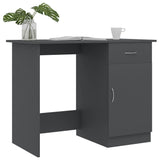 NNEVL Desk Grey 100x50x76 cm Chipboard