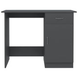 NNEVL Desk Grey 100x50x76 cm Chipboard
