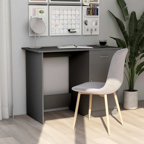 NNEVL Desk Grey 100x50x76 cm Chipboard