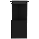 NNEVL Corner Desk Black 200x50x76 cm Chipboard