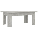 NNEVL Coffee Table Concrete Grey 100x60x42 cm Chipboard