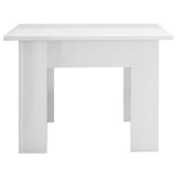 NNEVL Coffee Table High Gloss White 100x60x42 cm Chipboard