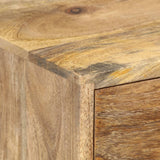 NNEVL Bedside Cabinet 36x30x60 cm Solid Mango Wood