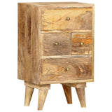 NNEVL Bedside Cabinet 36x30x60 cm Solid Mango Wood