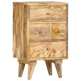 NNEVL Bedside Cabinet 36x30x60 cm Solid Mango Wood
