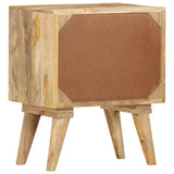 NNEVL Bedside Cabinet 40x30x50 cm Solid Mango Wood