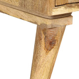 NNEVL Bedside Cabinet 40x30x50 cm Solid Mango Wood