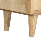 NNEVL Drawer Cabinet 75x35x75 cm Solid Mango Wood