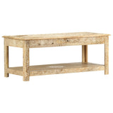 NNEVL Coffee Table 110x50x45 cm Hand Painted Solid Mango Wood