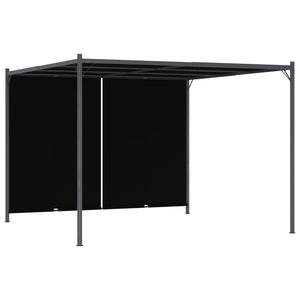 NNEVL Garden Pergola with Retractable Roof 3x3 m Anthracite