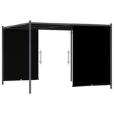 NNEVL Garden Pergola with Retractable Roof 3x3 m Anthracite