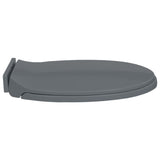 NNEVL Soft-Close Toilet Seat Grey Oval