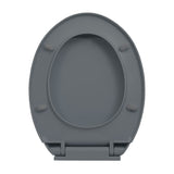 NNEVL Soft-Close Toilet Seat Grey Oval