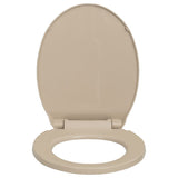 NNEVL Soft-Close Toilet Seat Beige Oval