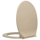 NNEVL Soft-Close Toilet Seat Beige Oval