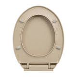 NNEVL Soft-Close Toilet Seat Beige Oval